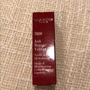 Clarins Joli Rouge Velvet Lipstick-Pink Cranberry